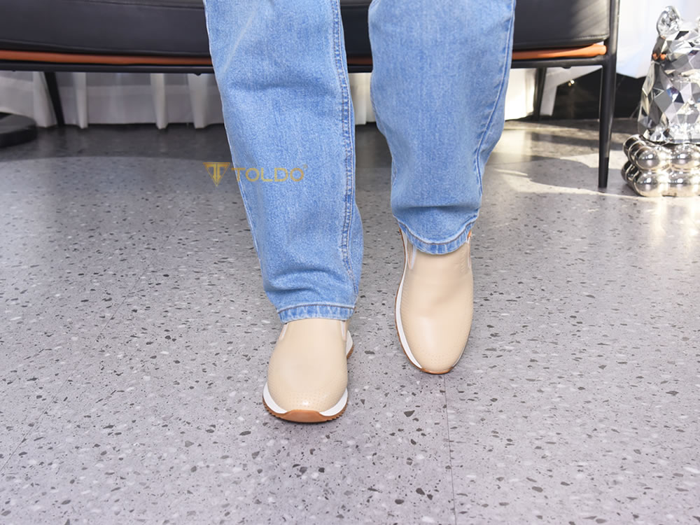 Giày cao 8cm màu be nhập khẩu 3